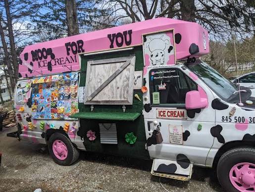 The original Moo For You ice cream truck